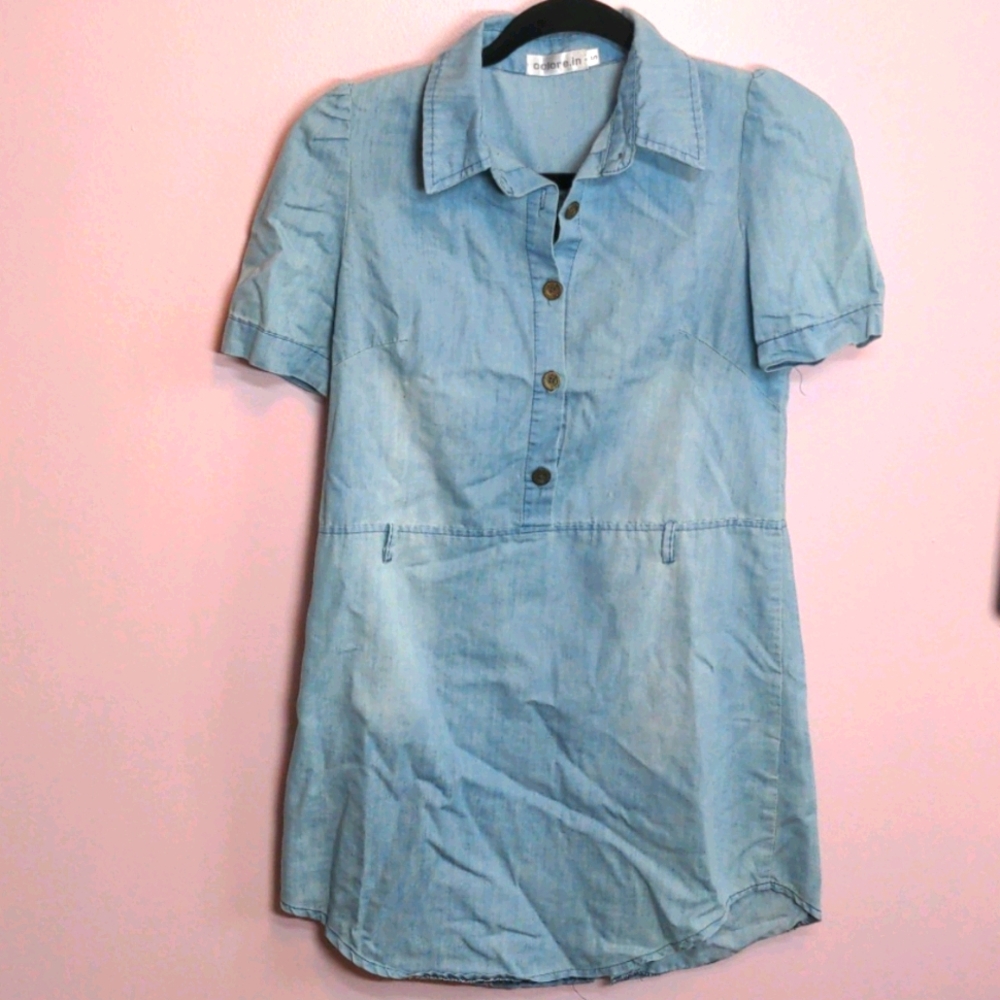 Denim dress